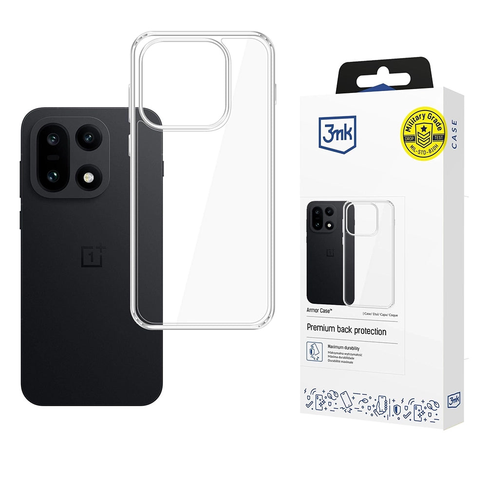 Futrola za OnePlus 15, 3MK, Armor, Prozirna
