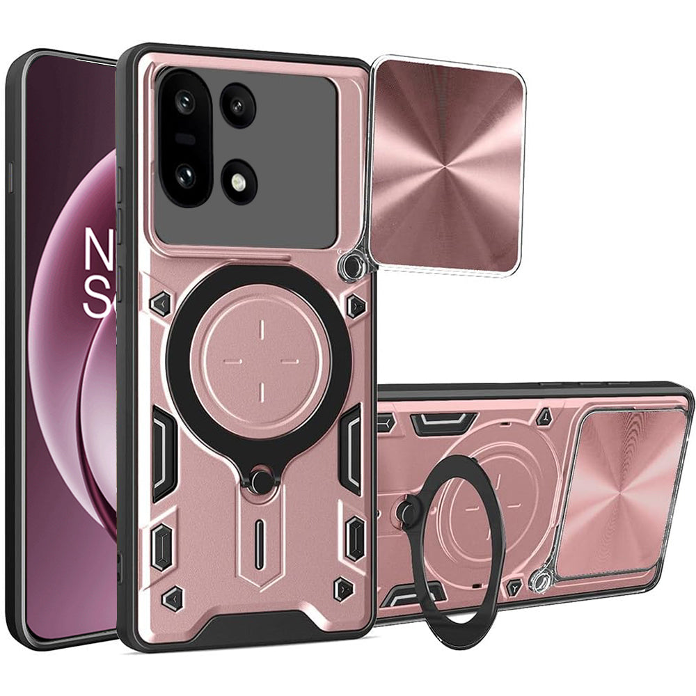 Futrola za OnePlus 15, Techsuit, CamGuard Pro, Zlatno Roza