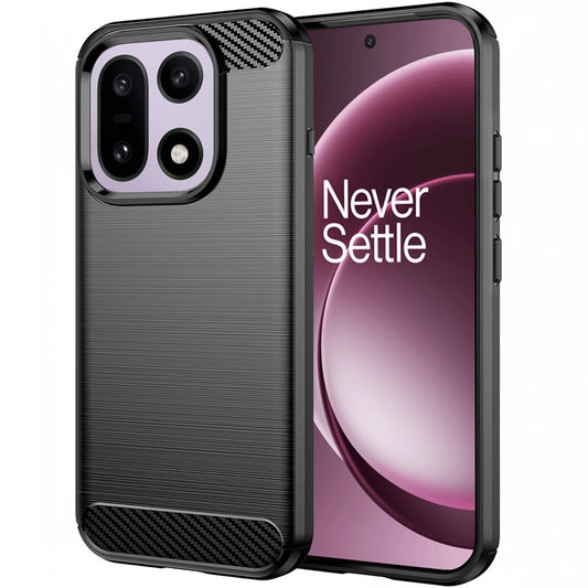 Maska za OnePlus 15, Techsuit, Karbon, Crna