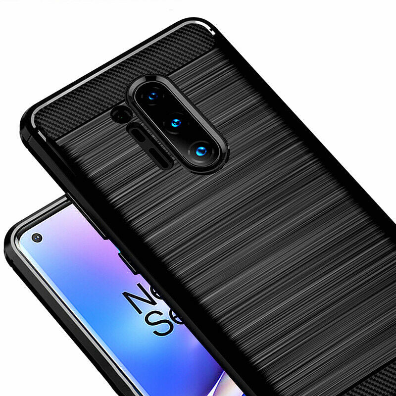Maska za OnePlus 8 Pro, Techsuit, Karbon, Crna