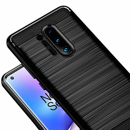 Maska za OnePlus 8 Pro, Techsuit, Karbon, Crna