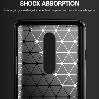 Maska za OnePlus 8, Techsuit, Karbon, Crna