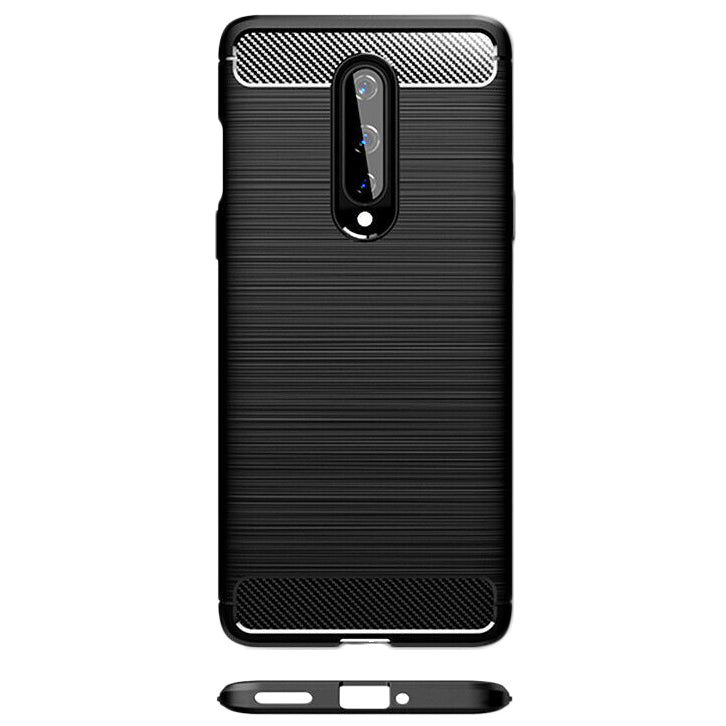 Maska za OnePlus 8, Techsuit, Karbon, Crna