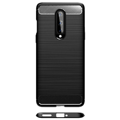 Maska za OnePlus 8, Techsuit, Karbon, Crna