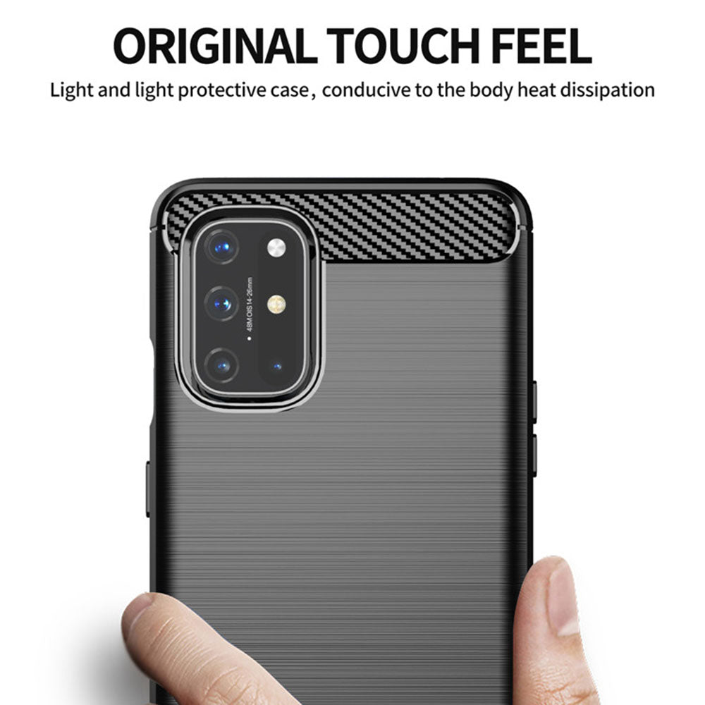 Maska za OnePlus 9, Techsuit, Karbon, Crna