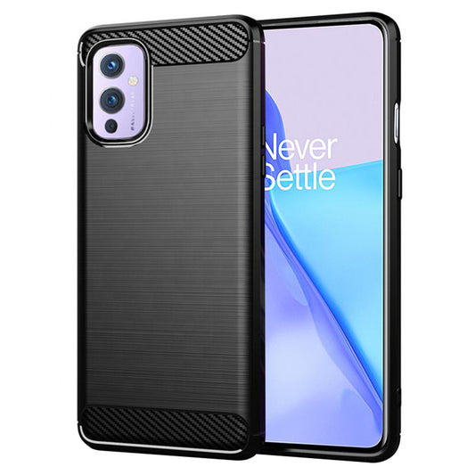 Maska za OnePlus 9, Techsuit, Karbon, Crna