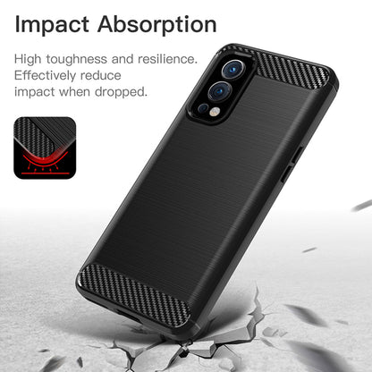 Maska za OnePlus Nord 2 5G, Techsuit, Karbon, Crna