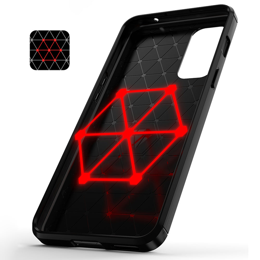 Maska za OnePlus Nord 2 5G, Techsuit, Karbon, Crna
