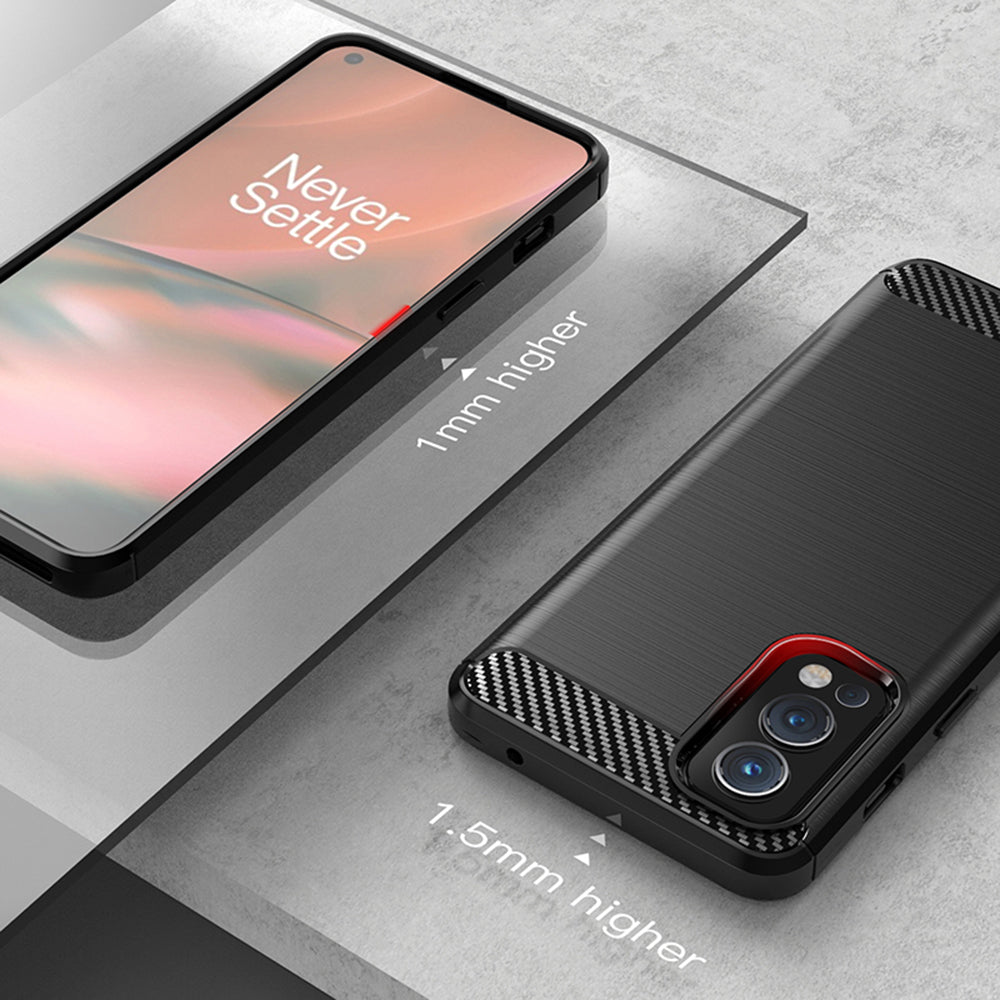 Maska za OnePlus Nord 2 5G, Techsuit, Karbon, Crna