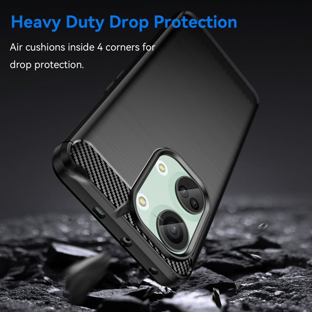 Maska za OnePlus Nord 3, Techsuit, Karbon, Crna