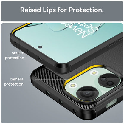 Maska za OnePlus Nord 3, Techsuit, Karbon, Crna