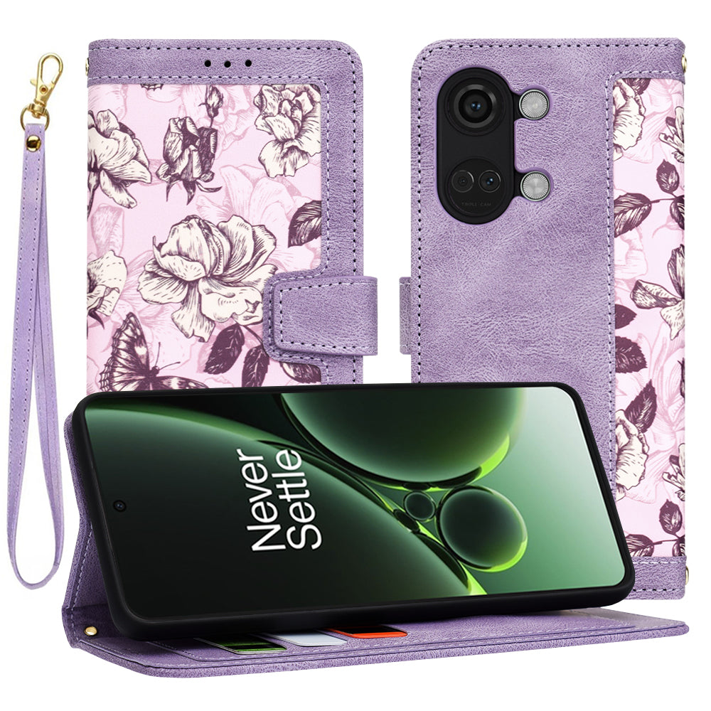 Maska za OnePlus Nord 3, Techsuit, FlipCraft, Ljubičasta