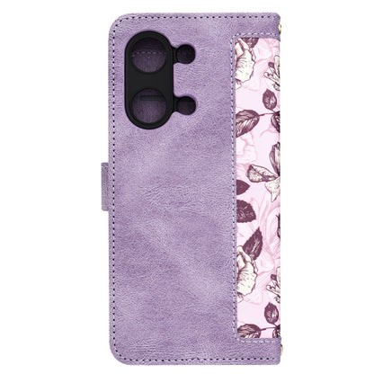 Maska za OnePlus Nord 3, Techsuit, FlipCraft, Ljubičasta