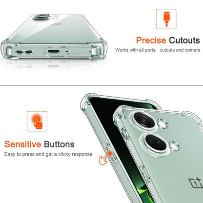 Maska za OnePlus Nord 3, Techsuit, Shockproof Clear, Prozirna