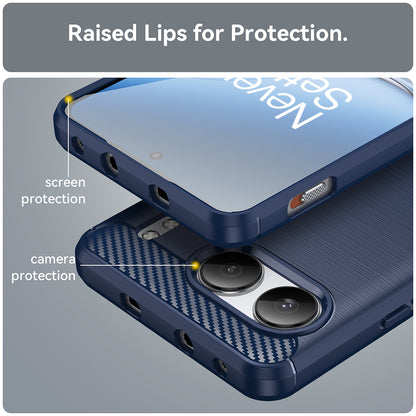 Futrola za OnePlus Nord 4, Techsuit, Karbon, Plava