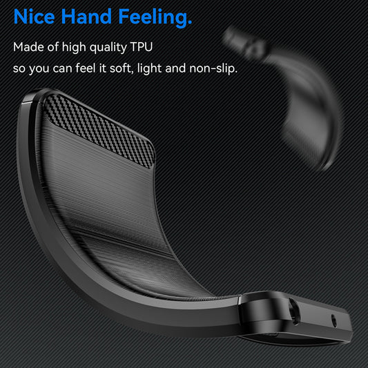 Maska za OnePlus Nord 4, Techsuit, Karbon, Crna