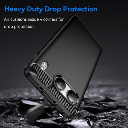 Maska za OnePlus Nord 4, Techsuit, Karbon, Crna