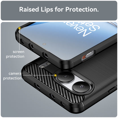 Maska za OnePlus Nord 4, Techsuit, Karbon, Crna