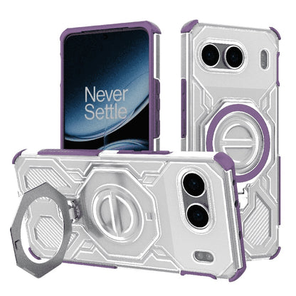 Maska za OnePlus Nord 4, Techsuit, Carbon Shield Pro, Ljubičasta