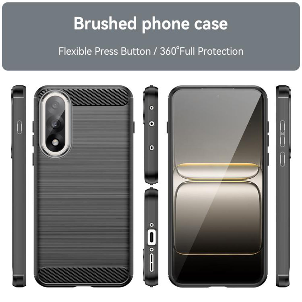 Maska za OnePlus Nord 5, Techsuit, Karbon, Crna