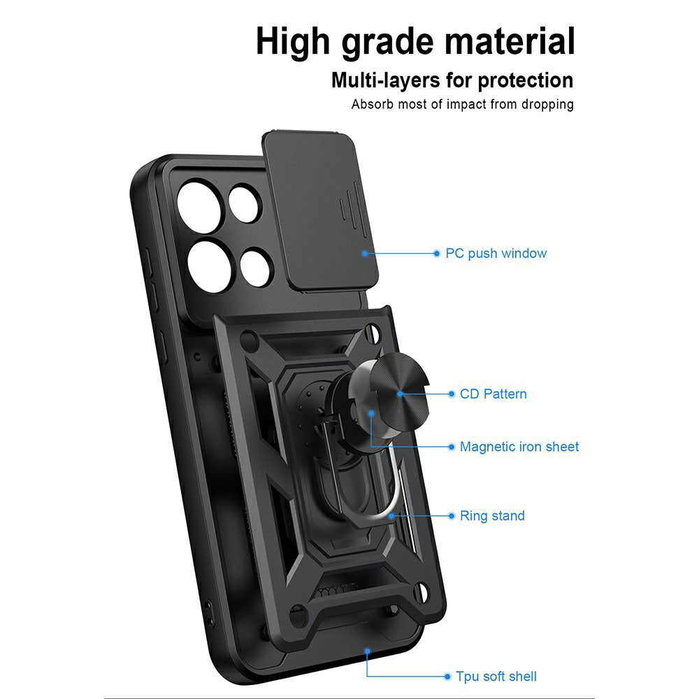 Maska za OnePlus Nord 6, Techsuit, CamShield, Plava
