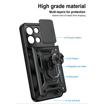 Maska za OnePlus Nord 6, Techsuit, CamShield, Crna