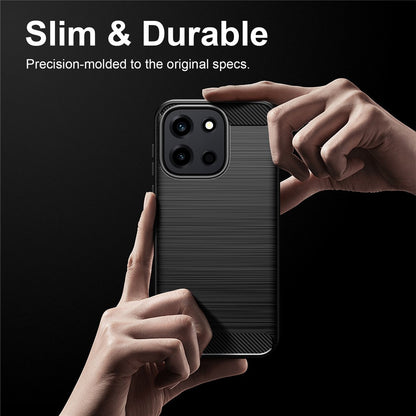 Maska za OnePlus Nord 6, Techsuit, Karbon, Plava
