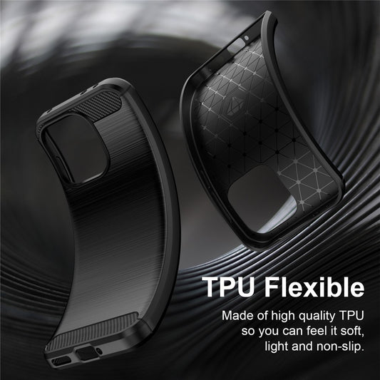 Maska za OnePlus Nord 6, Techsuit, Karbon, Crna