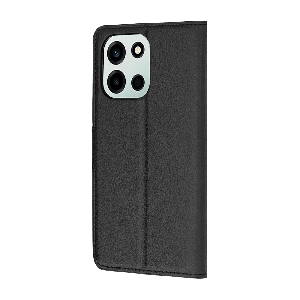 Futrola za OnePlus Nord 6, Techsuit, Leather Folio, Crna
