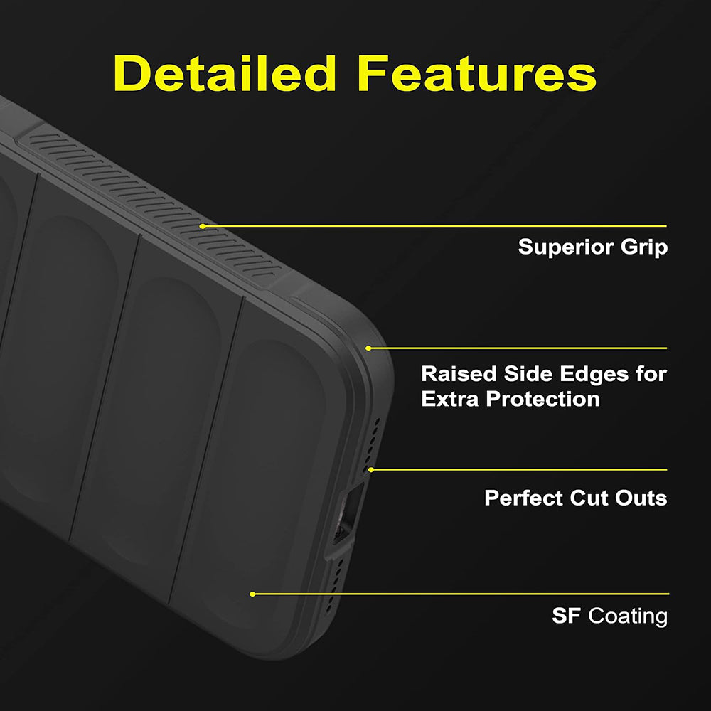 Maska za OnePlus Nord 6, Techsuit, Magic Shield, Crna
