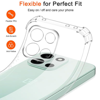 Futrola za OnePlus Nord 6, Techsuit, Shockproof Clear, Prozirna