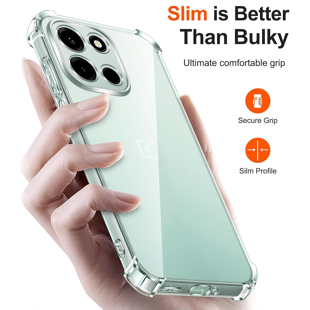 Futrola za OnePlus Nord 6, Techsuit, Shockproof Clear, Prozirna