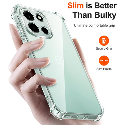 Futrola za OnePlus Nord 6, Techsuit, Shockproof Clear, Prozirna