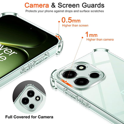 Futrola za OnePlus Nord 6, Techsuit, Shockproof Clear, Prozirna