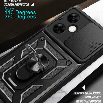 Maska za OnePlus Nord CE 3 Lite, Techsuit, CamShield, Crna