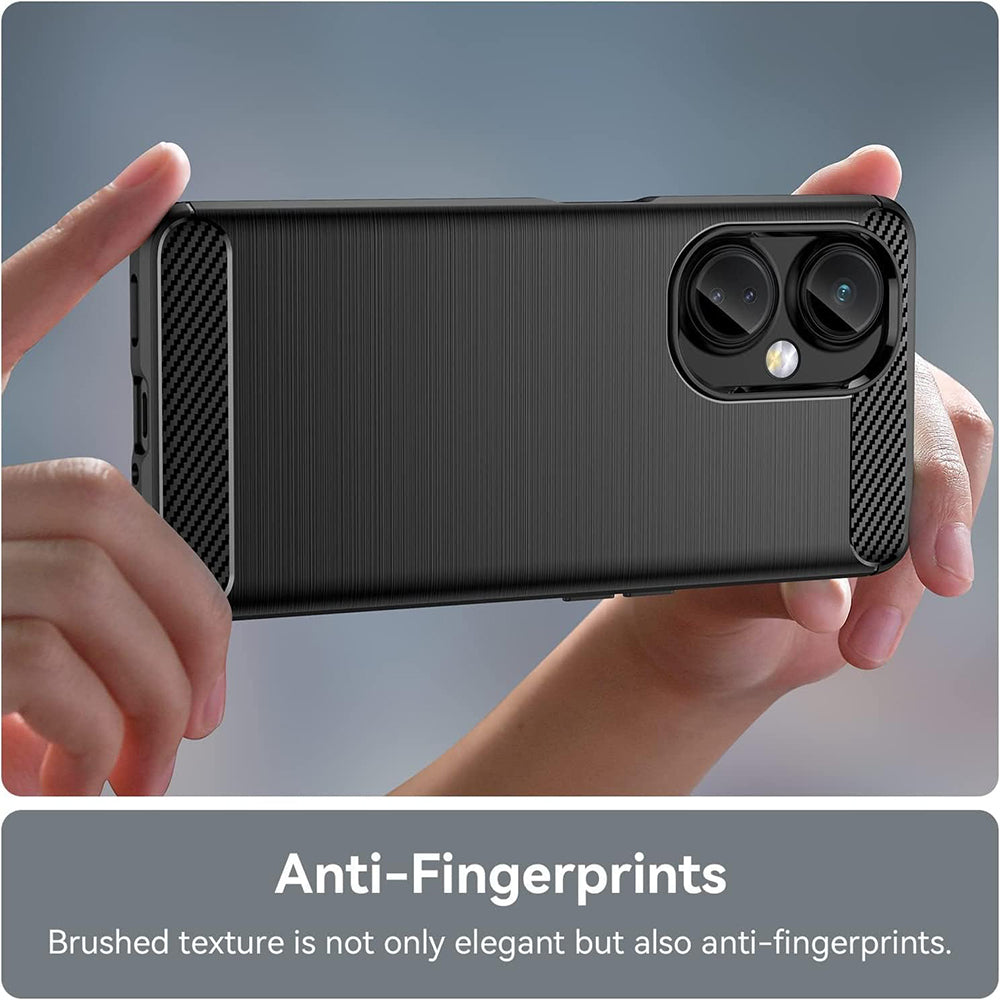 Maska za OnePlus Nord CE 3 Lite, Techsuit, Karbon, Crna