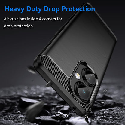 Maska za OnePlus Nord CE 3 Lite, Techsuit, Karbon, Crna