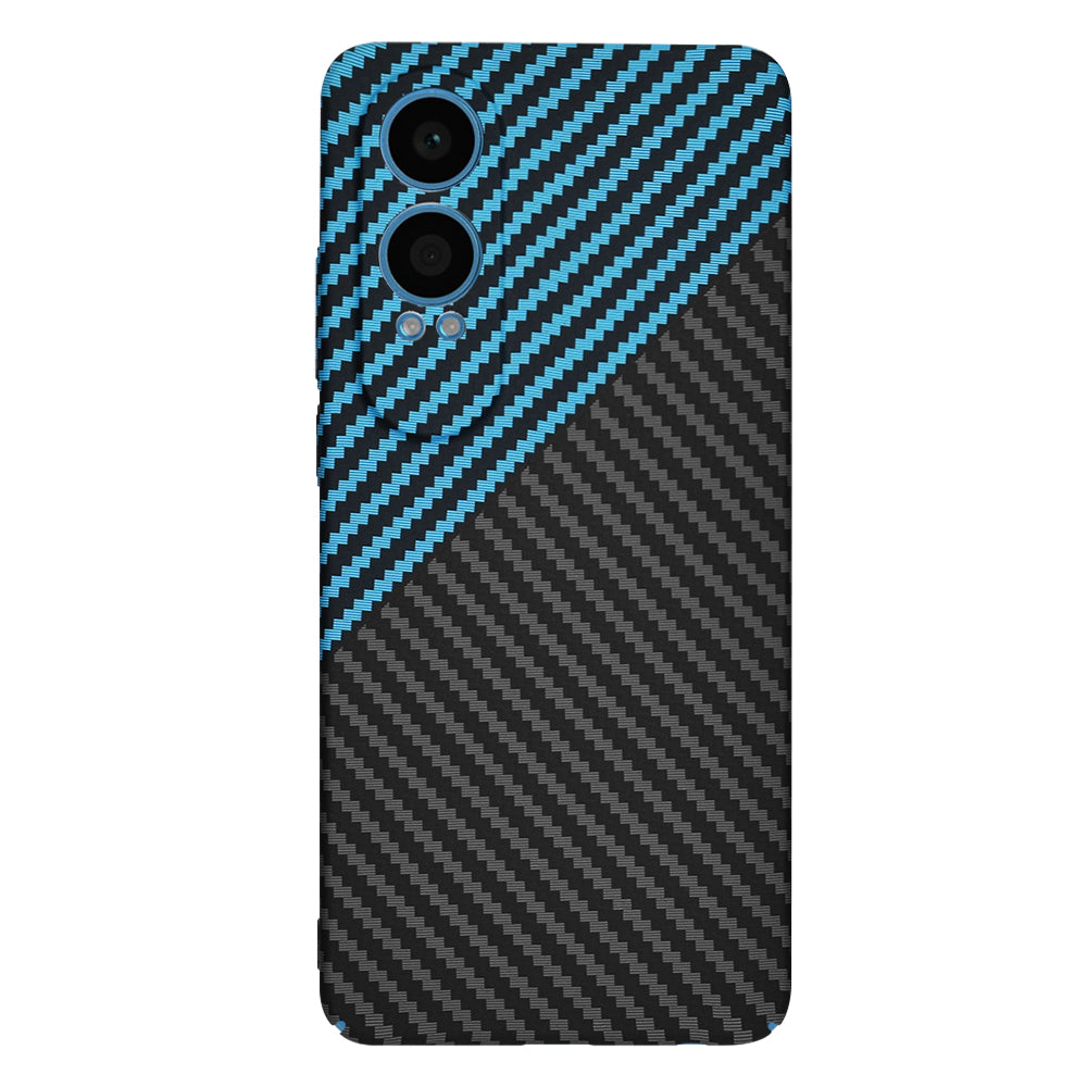 Maska za OnePlus Nord CE4 Lite, Techsuit, Carbonite FiberShell, Crno Plava