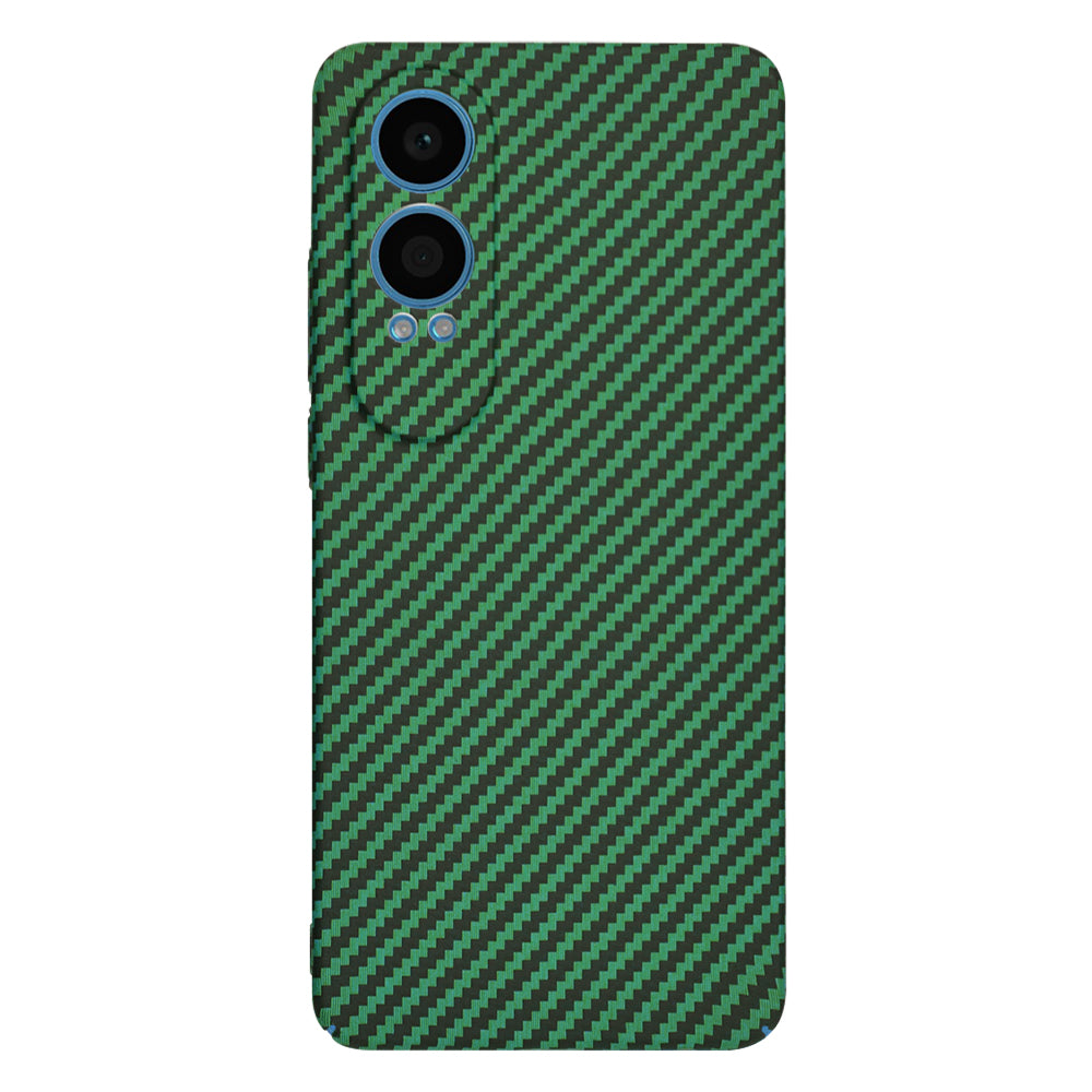 Maska za OnePlus Nord CE4 Lite, Techsuit, Carbonite FiberShell, Zelena