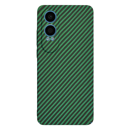 Maska za OnePlus Nord CE4 Lite, Techsuit, Carbonite FiberShell, Zelena