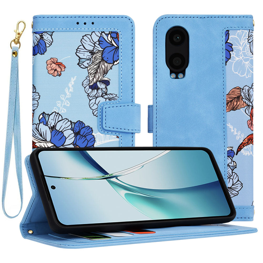 Maska za OnePlus Nord CE4 Lite, Techsuit, FlipCraft, Plava