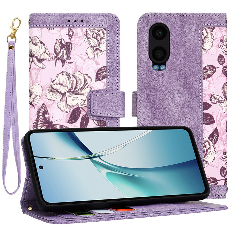 Maska za OnePlus Nord CE4 Lite, Techsuit, FlipCraft, Ljubičasta