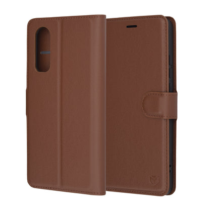 Futrola za OnePlus Nord CE4 Lite, Techsuit, Kožna Folio, Smeđa