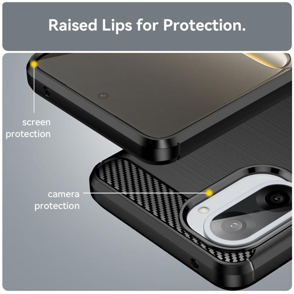 Maska za OnePlus Nord CE5, Techsuit, Karbon, Crna
