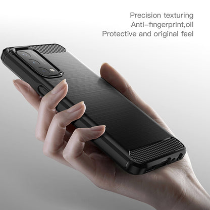 Maska za OnePlus Nord N200 5G / Oppo A74 5G / A54 5G, Techsuit, Karbon, Crna