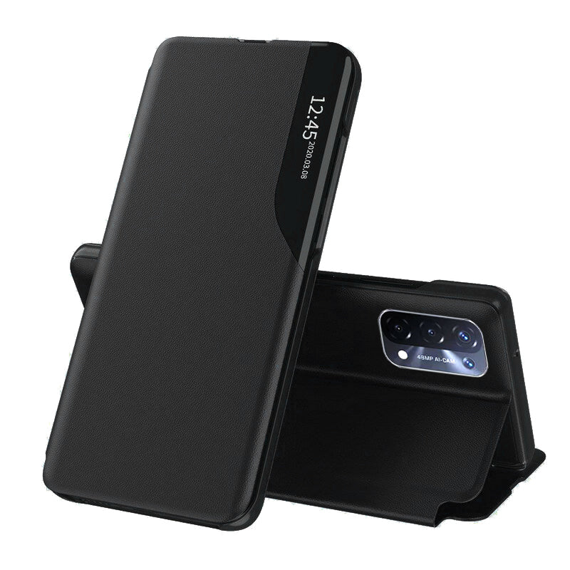 Maska za OnePlus Nord N200 5G / Oppo A74 5G / A54 5G, Techsuit, eFold, Crna