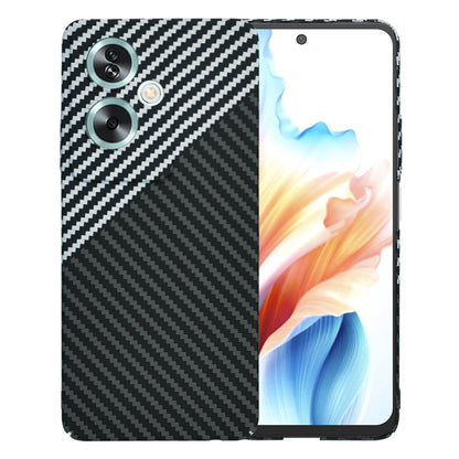 Maska za OnePlus Nord N30 SE / Oppo A79, Techsuit, Carbonite FiberShell, Crno Siva