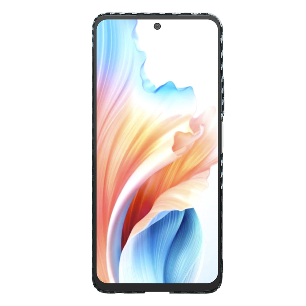 Maska za OnePlus Nord N30 SE / Oppo A79, Techsuit, Carbonite FiberShell, Crno Siva