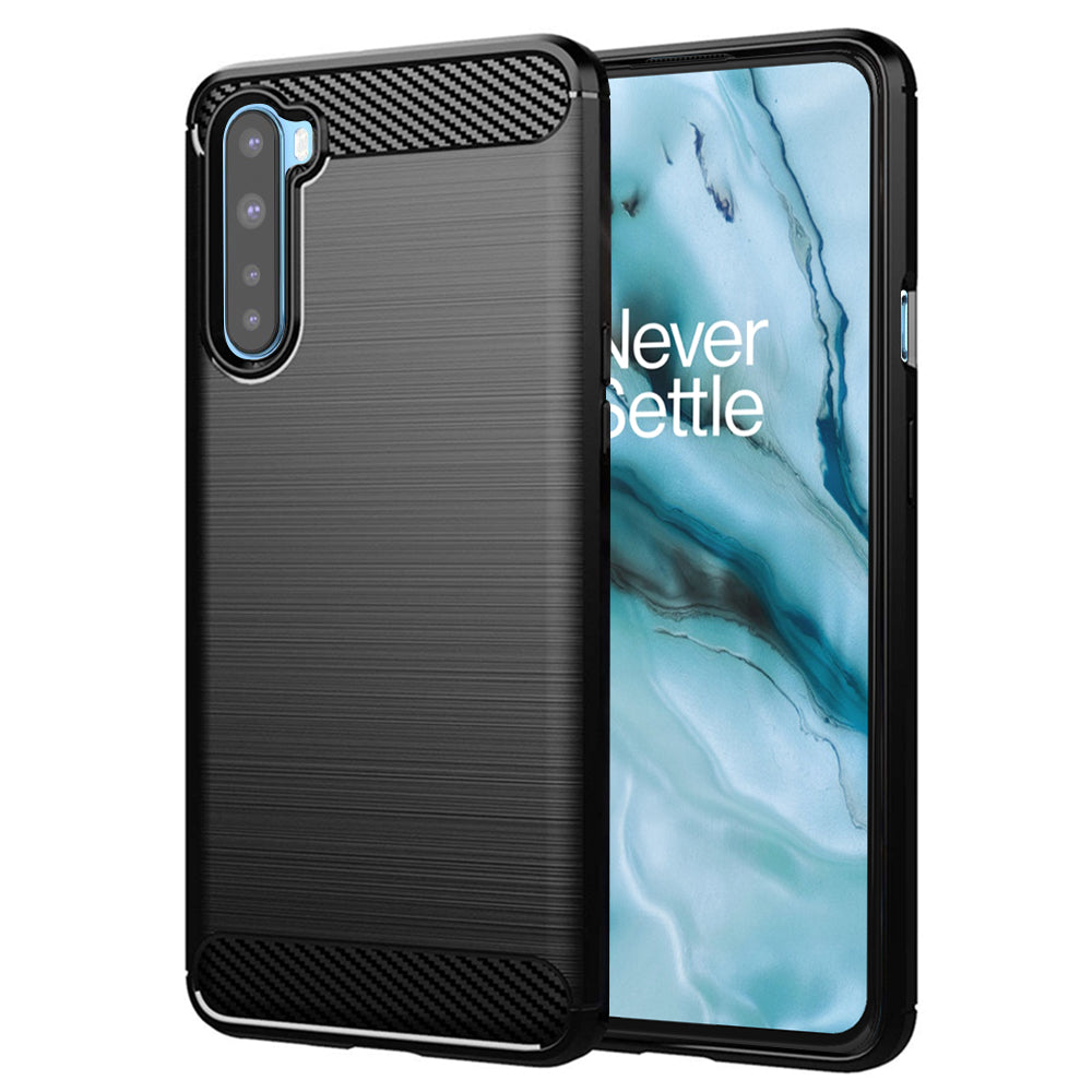 Maska za OnePlus Nord, Techsuit, Karbon, Crna