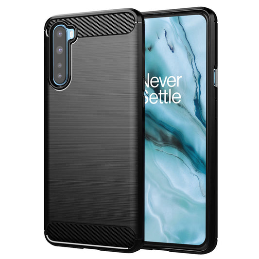 Maska za OnePlus Nord, Techsuit, Karbon, Crna